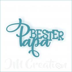 Stanzschablone - Bester Papa